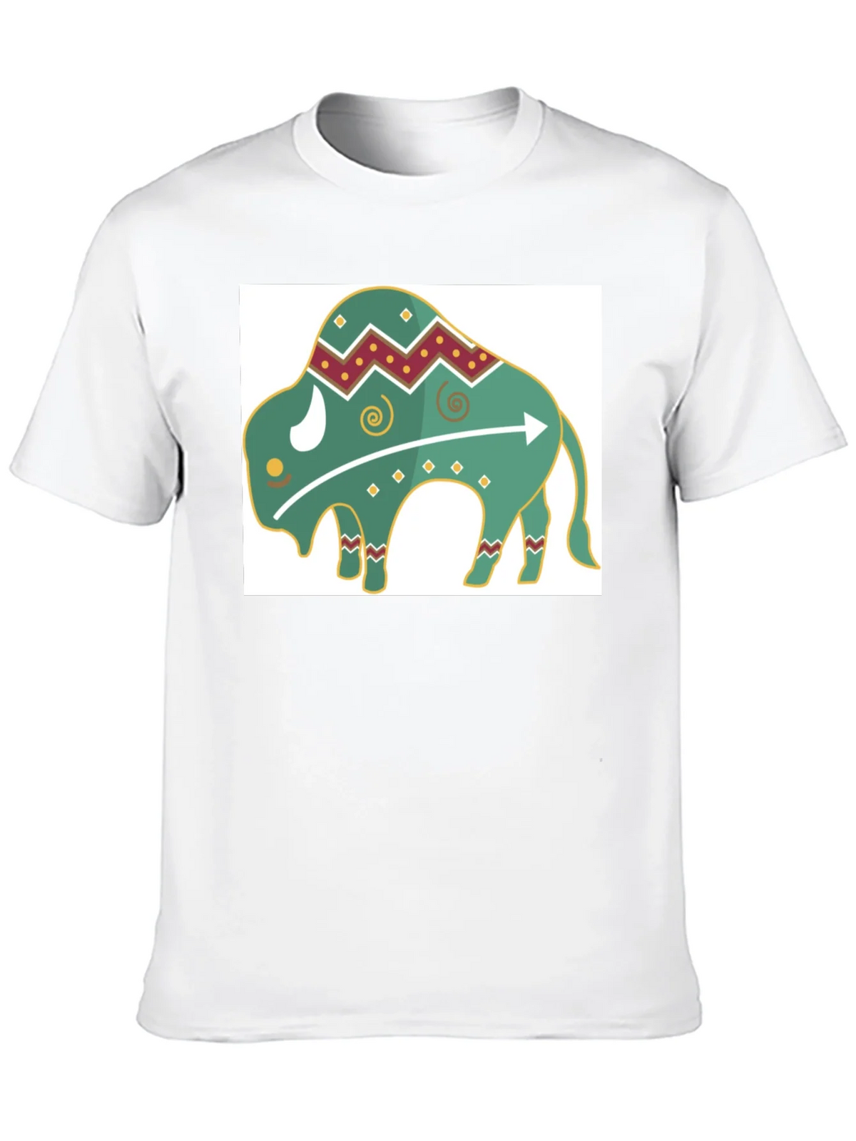 Trendy Buffalo Graphic Tee - Black Cotton Blend product image 9