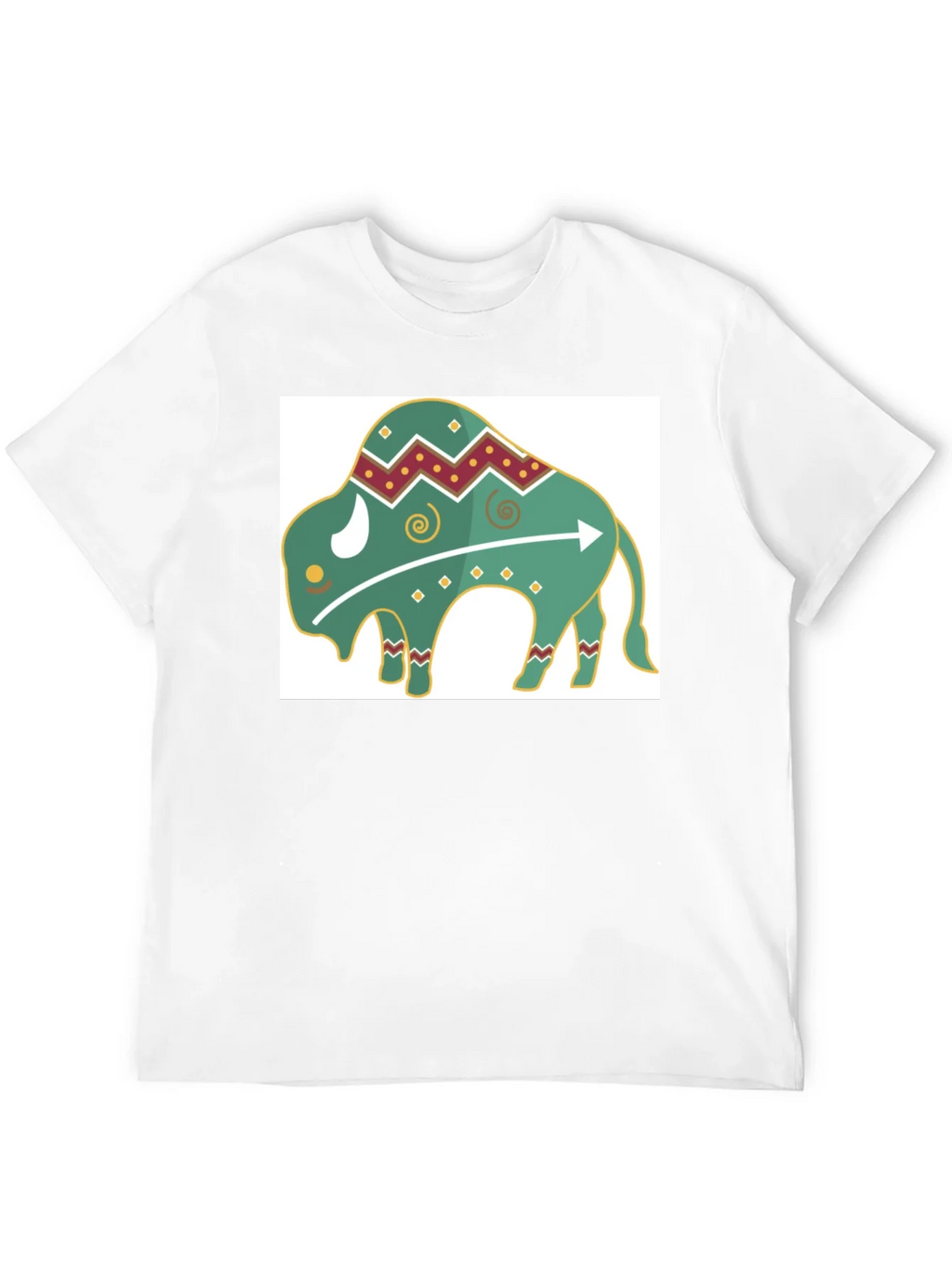 Trendy Buffalo Graphic Tee - Black Cotton Blend product image 11