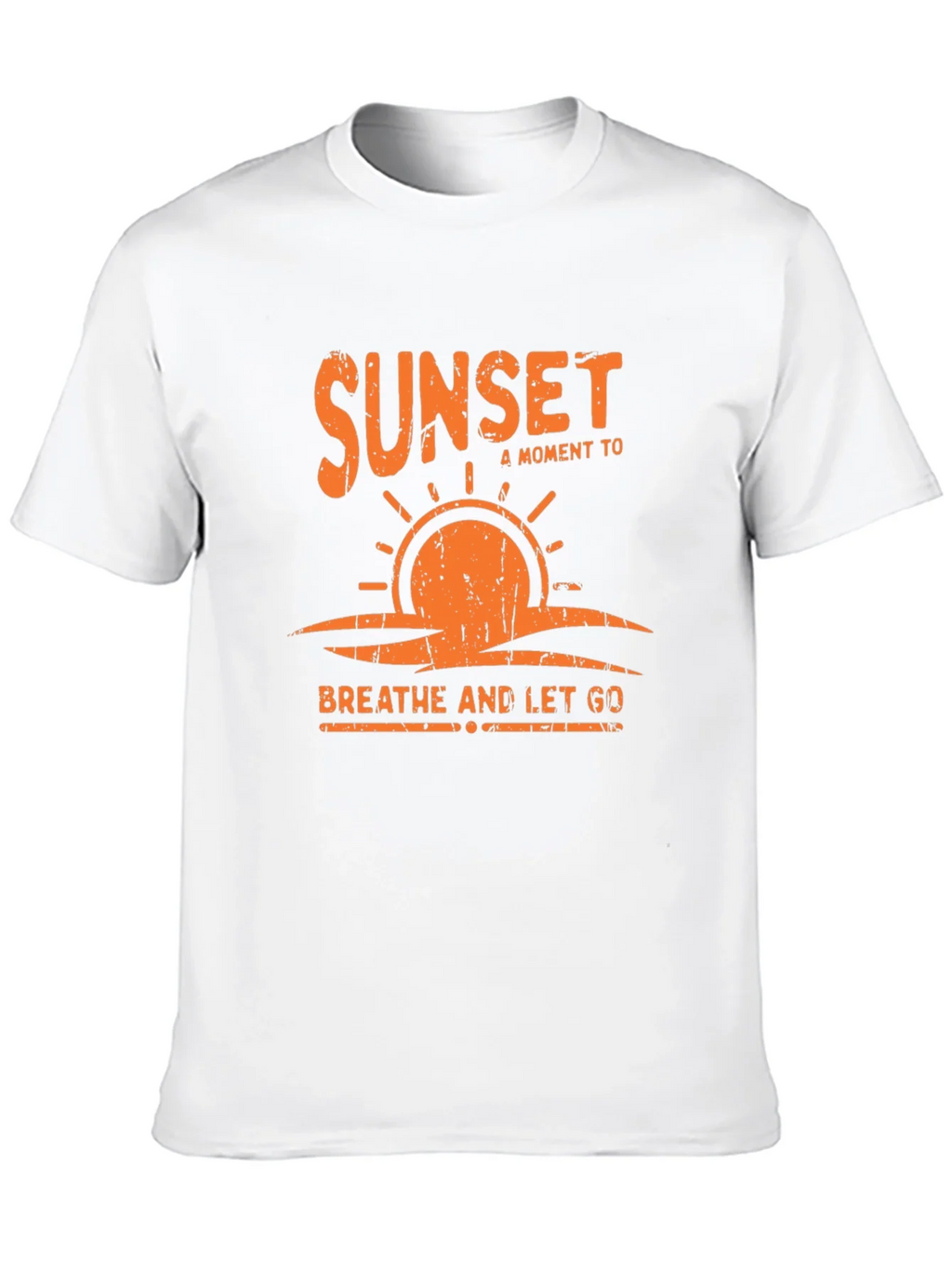 Sunset Breathe & Let Go Graphic Tee - Relaxed Fit product image 9