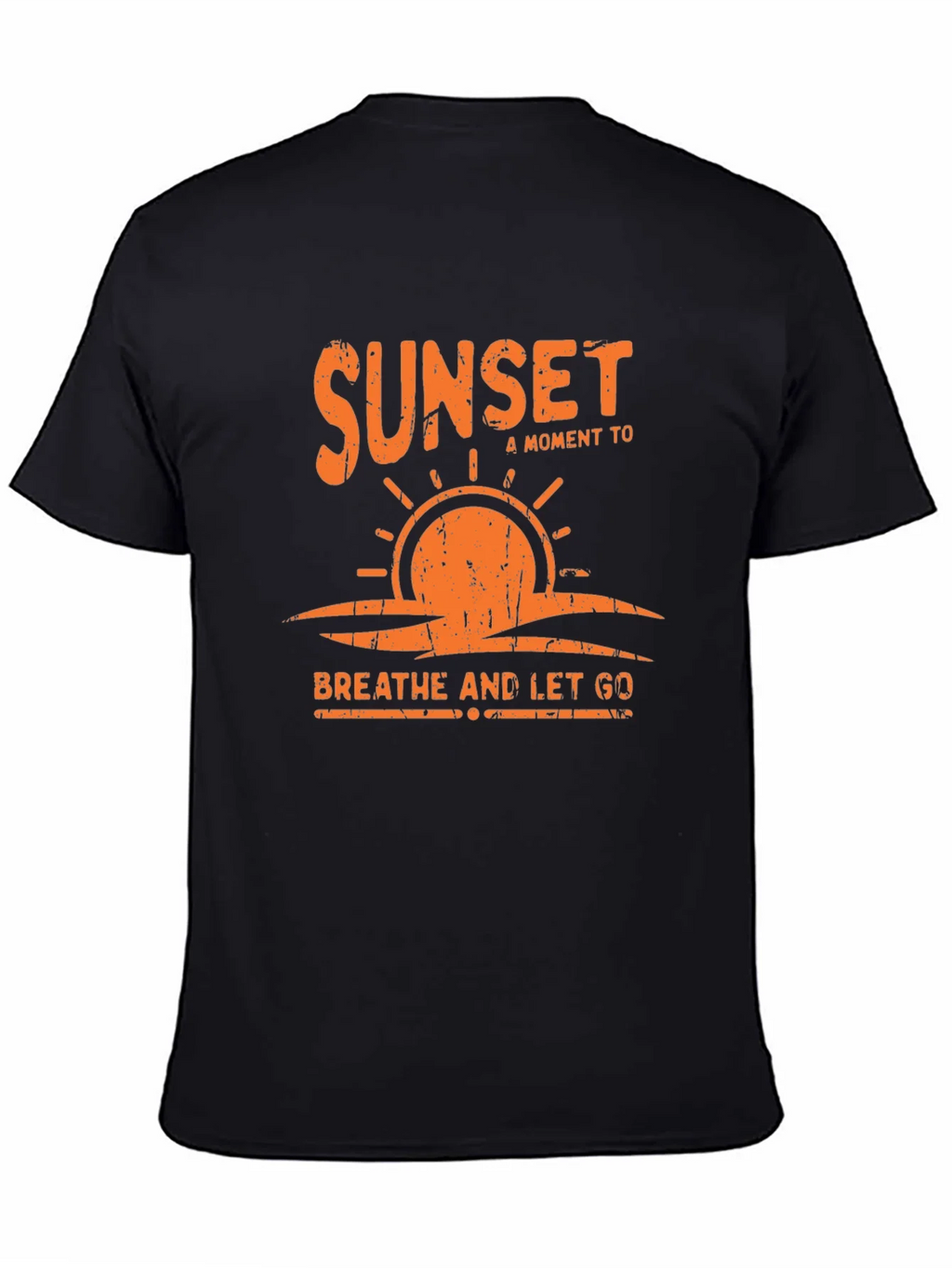 Sunset Breathe & Let Go Graphic Tee - Relaxed Fit product image 4