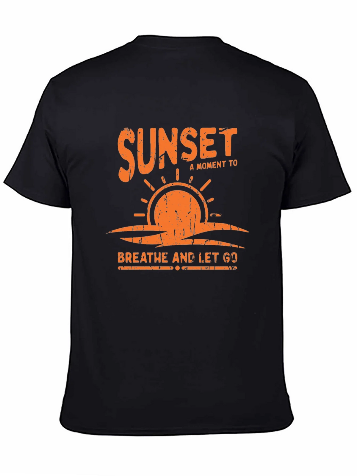 Sunset Breathe & Let Go Graphic Tee - Relaxed Fit product image 4