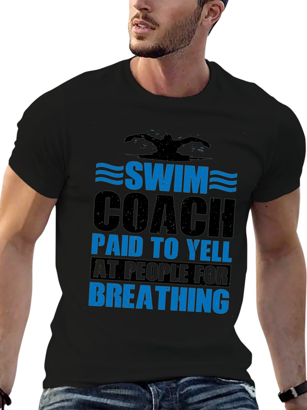 Swim Coach T-Shirt - Funny Saying product image 6