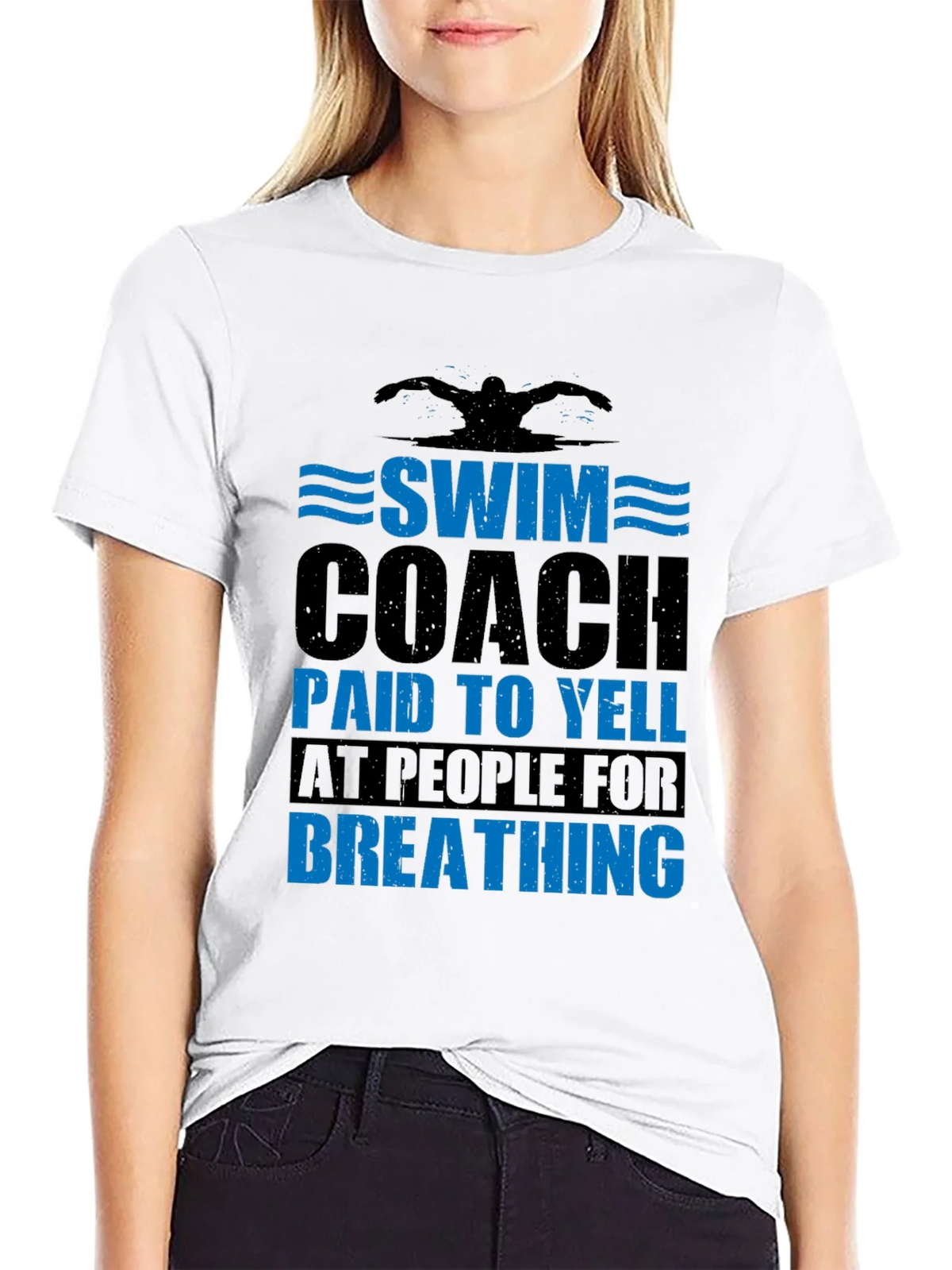 Swim Coach T-Shirt - Funny Saying product image 8
