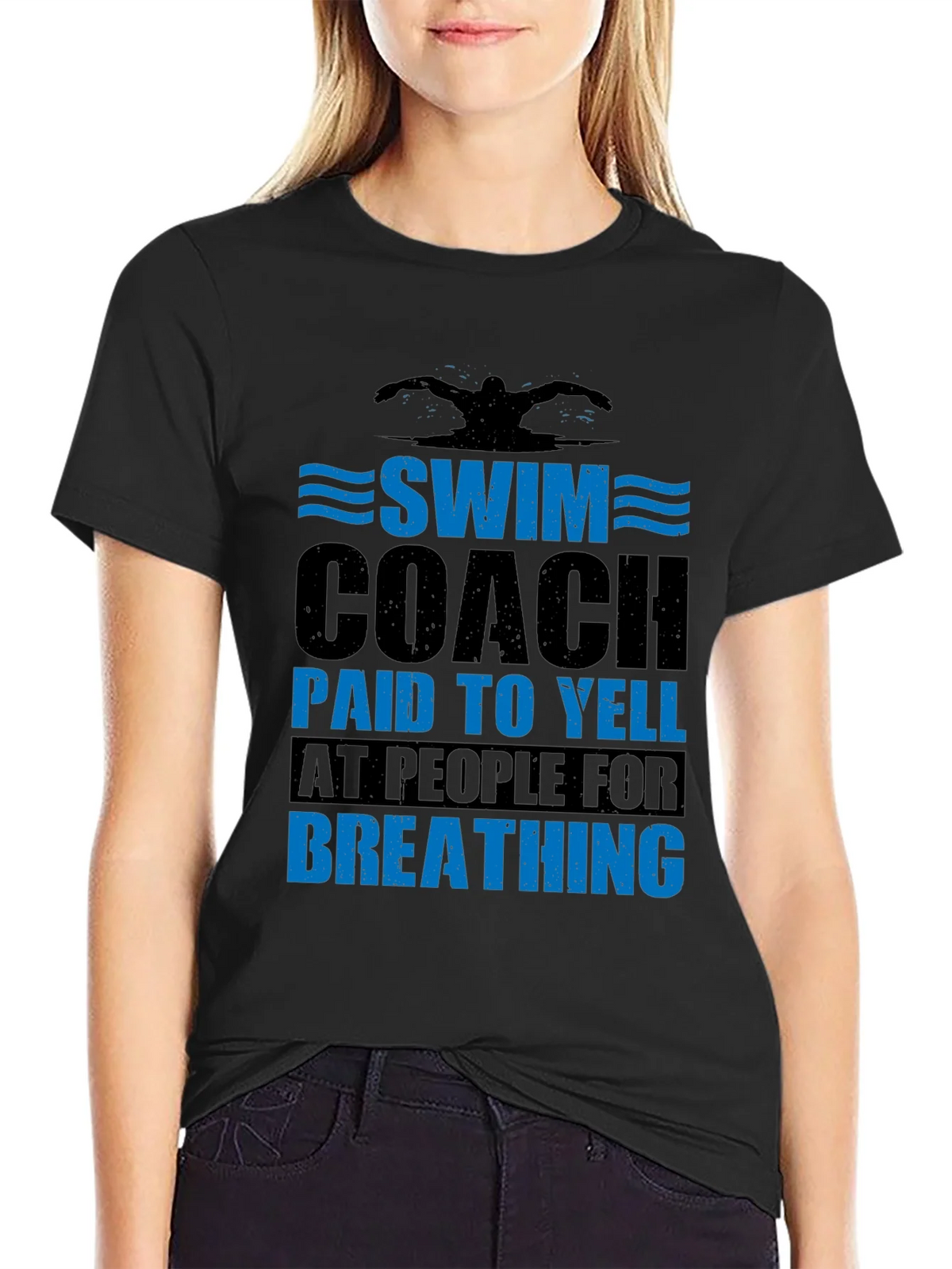 Swim Coach T-Shirt - Funny Saying product image 2