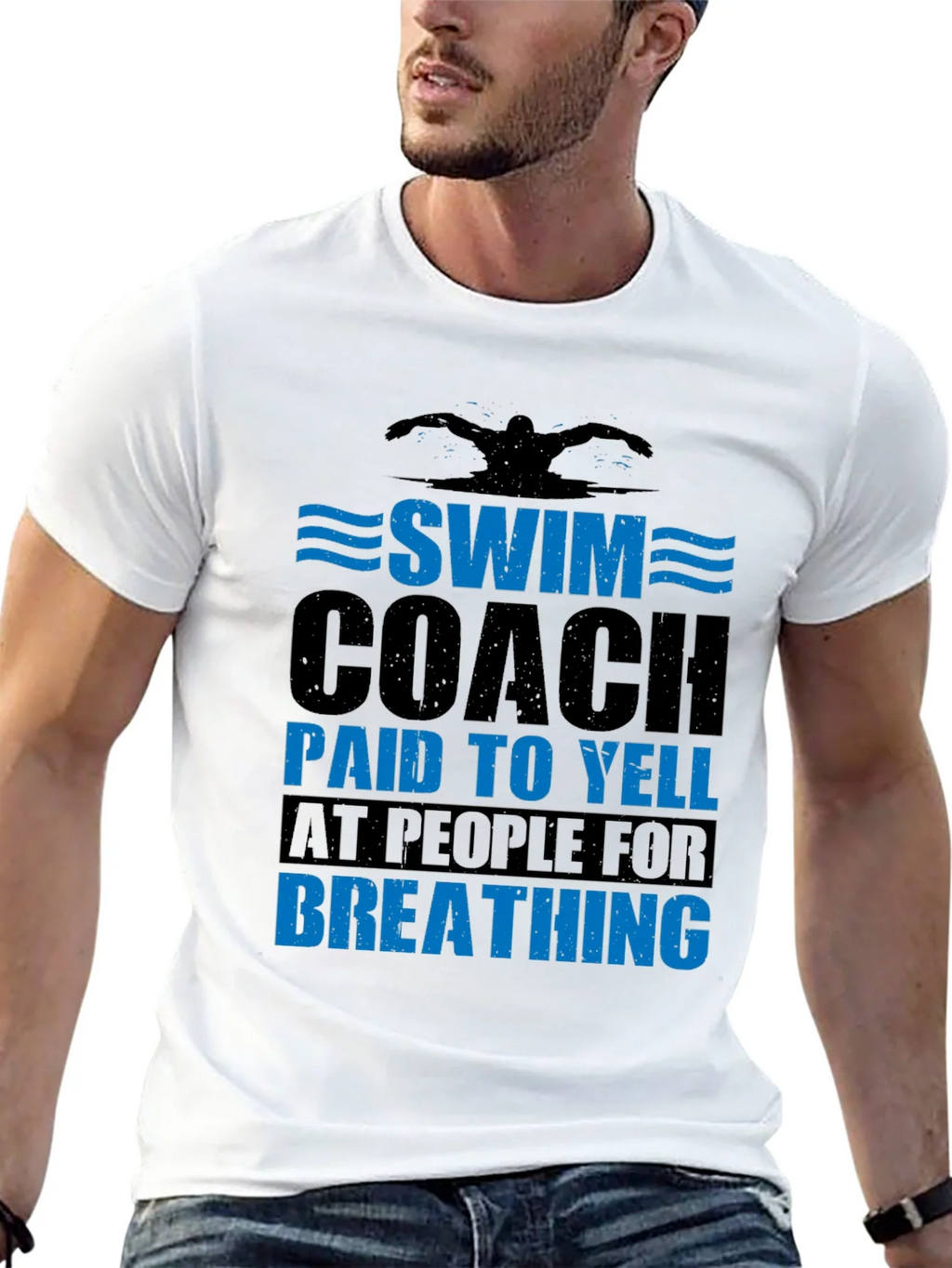 Swim Coach T-Shirt - Funny Saying product image 12