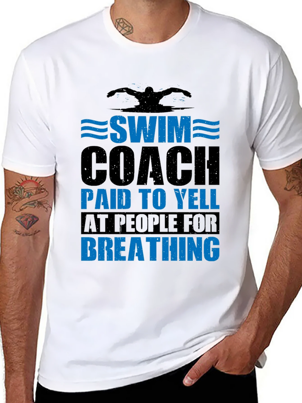 Swim Coach T-Shirt - Funny Saying product image 7