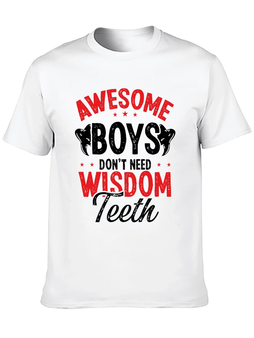 Awesome Boys Wisdom Teeth Graphic T-Shirt product image 9