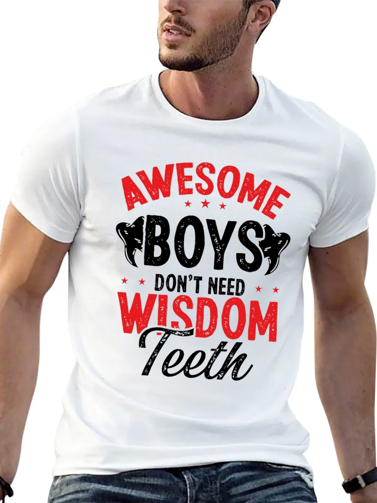 Awesome Boys Wisdom Teeth Graphic T-Shirt product image 12