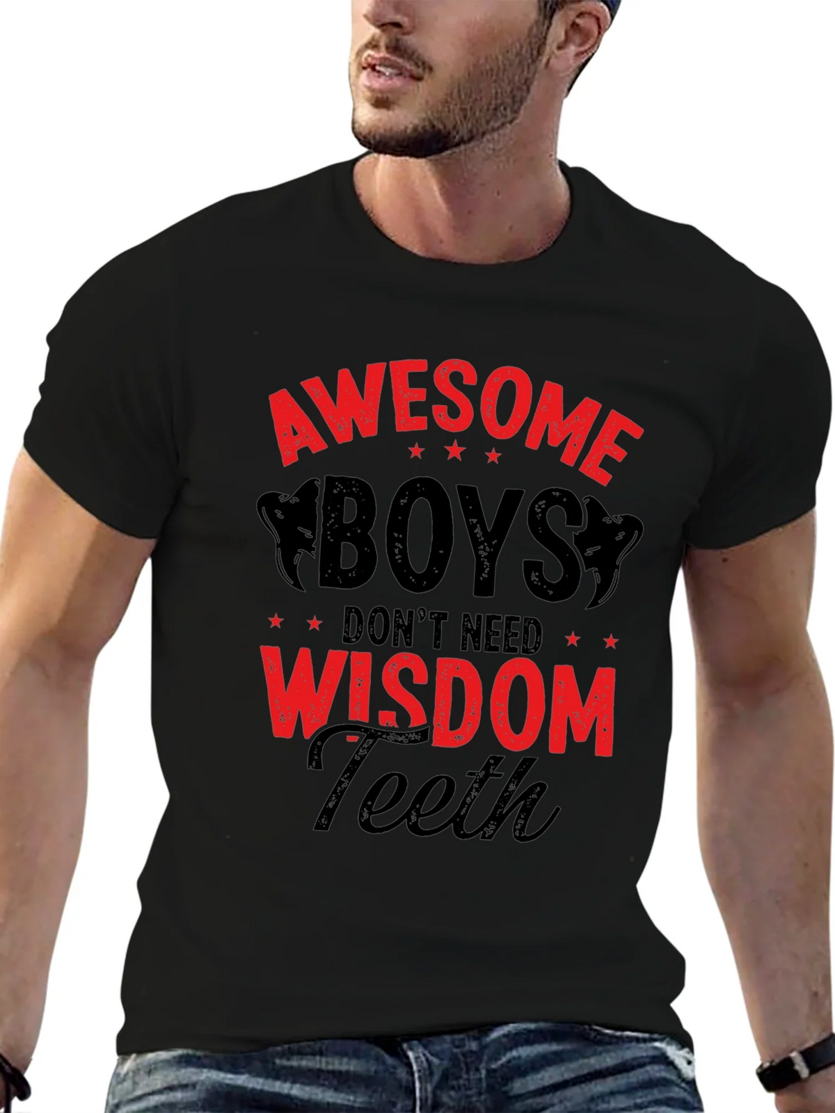 Awesome Boys Wisdom Teeth Graphic T-Shirt product image 6