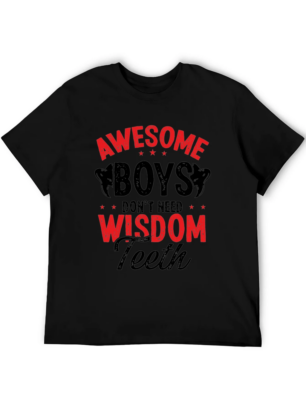 Awesome Boys Wisdom Teeth Graphic T-Shirt product image 5