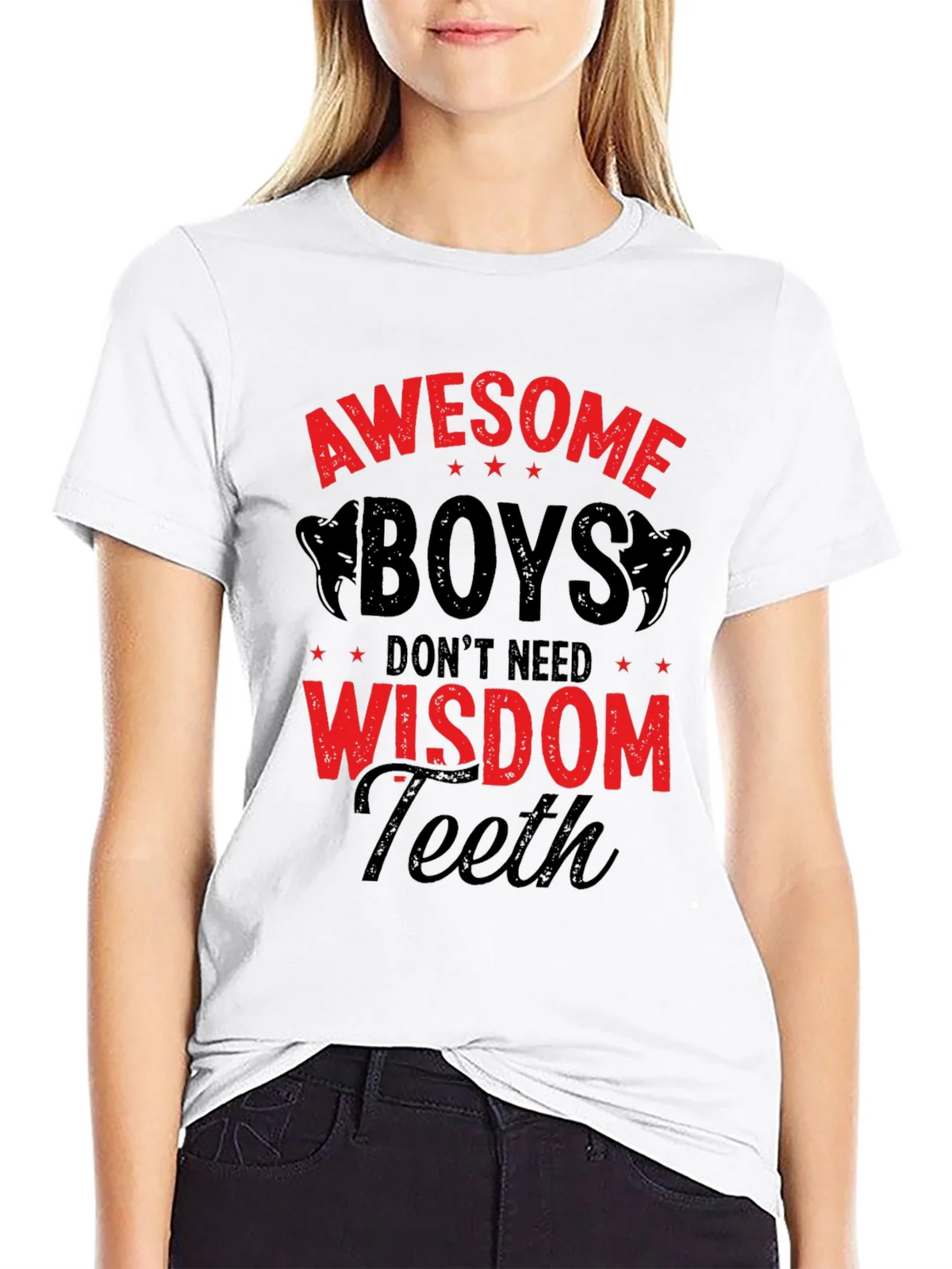 Awesome Boys Wisdom Teeth Graphic T-Shirt product image 8