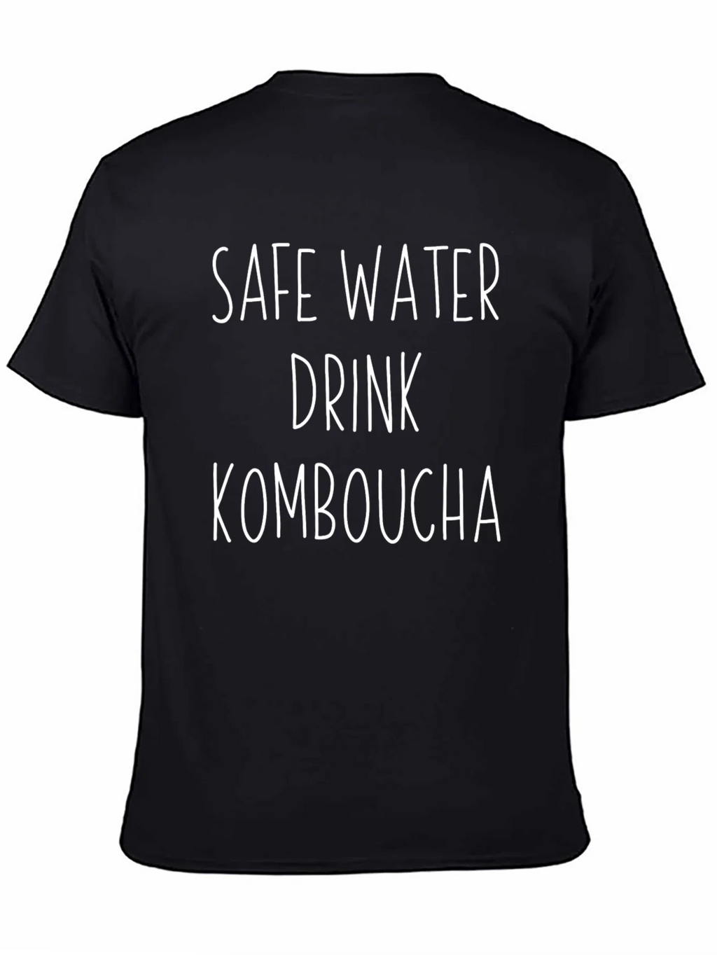Safe Water Drink Kombucha Black T-Shirt product image 4