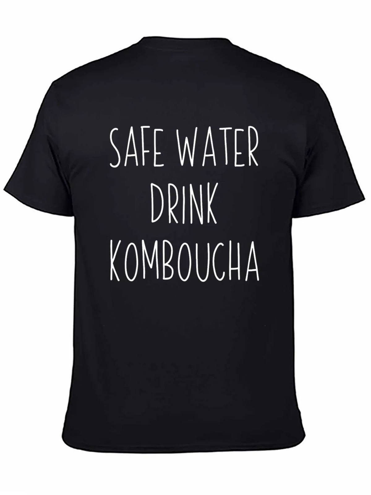 Safe Water Drink Kombucha Black T-Shirt product image 4