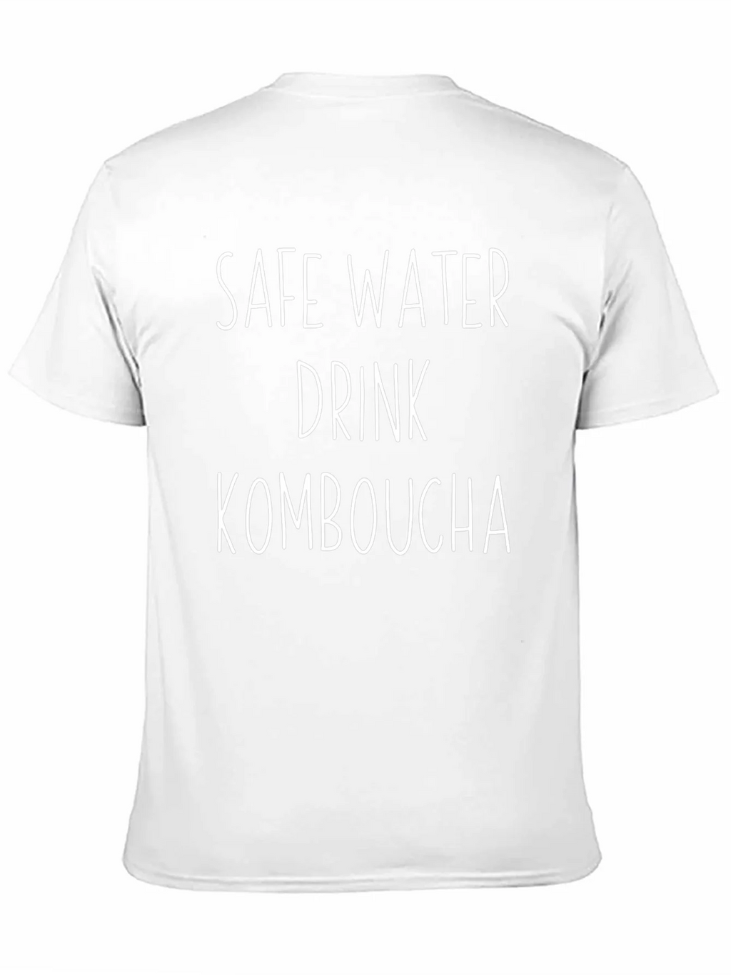 Safe Water Drink Kombucha Black T-Shirt product image 10