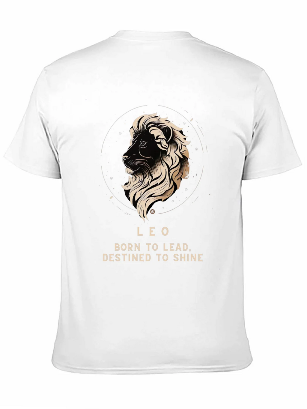 Leo Zodiac T-Shirt - Born to Lead Destined to Shine - Black product image 10