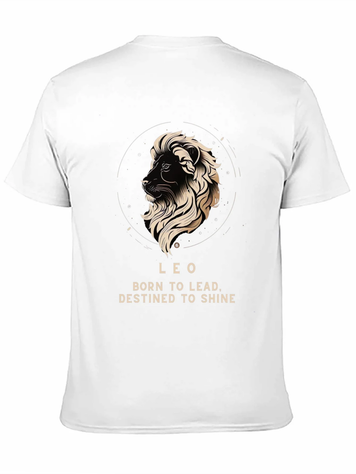 Leo Zodiac T-Shirt - Born to Lead Destined to Shine - Black product image 10
