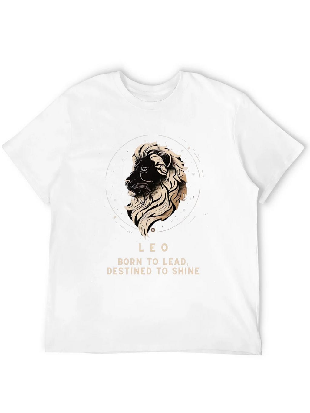 Leo Zodiac T-Shirt - Born to Lead Destined to Shine - Black product image 11