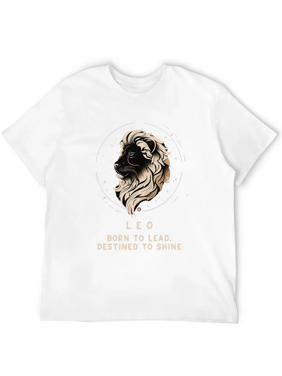 Leo Zodiac T-Shirt - Born to Lead Destined to Shine - Black product image 11