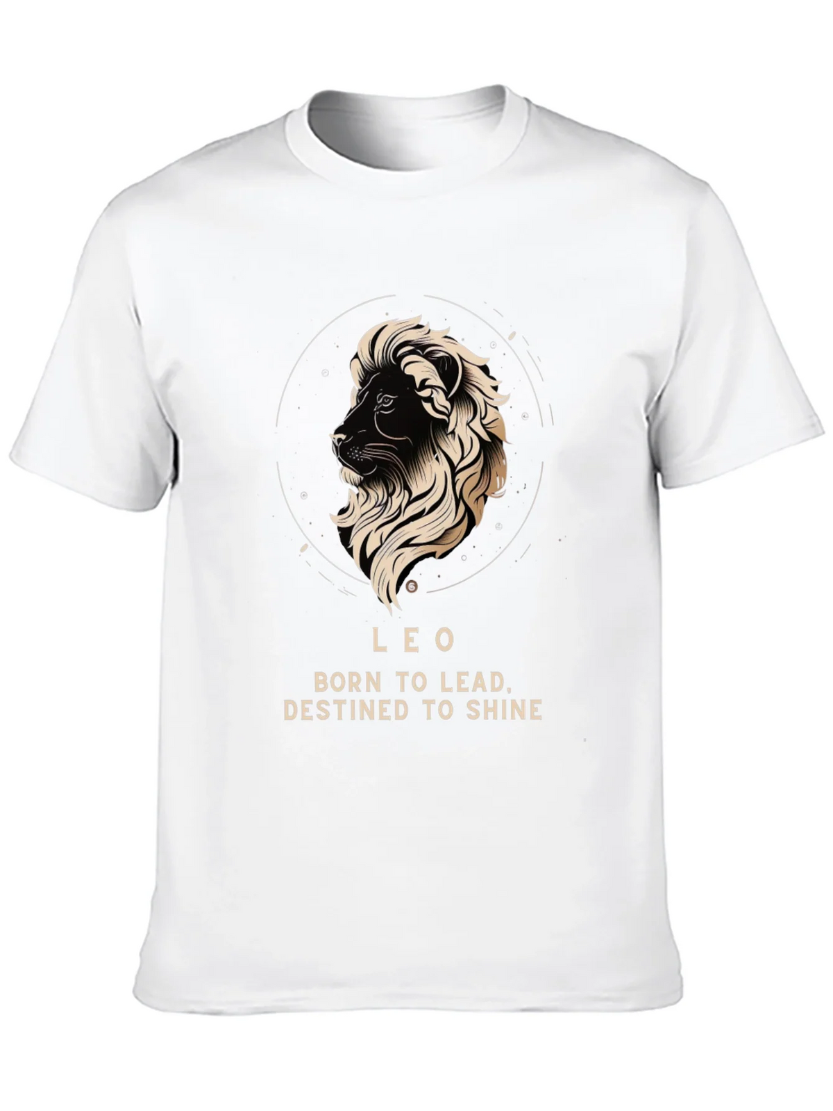 Leo Zodiac T-Shirt - Born to Lead Destined to Shine - Black product image 9
