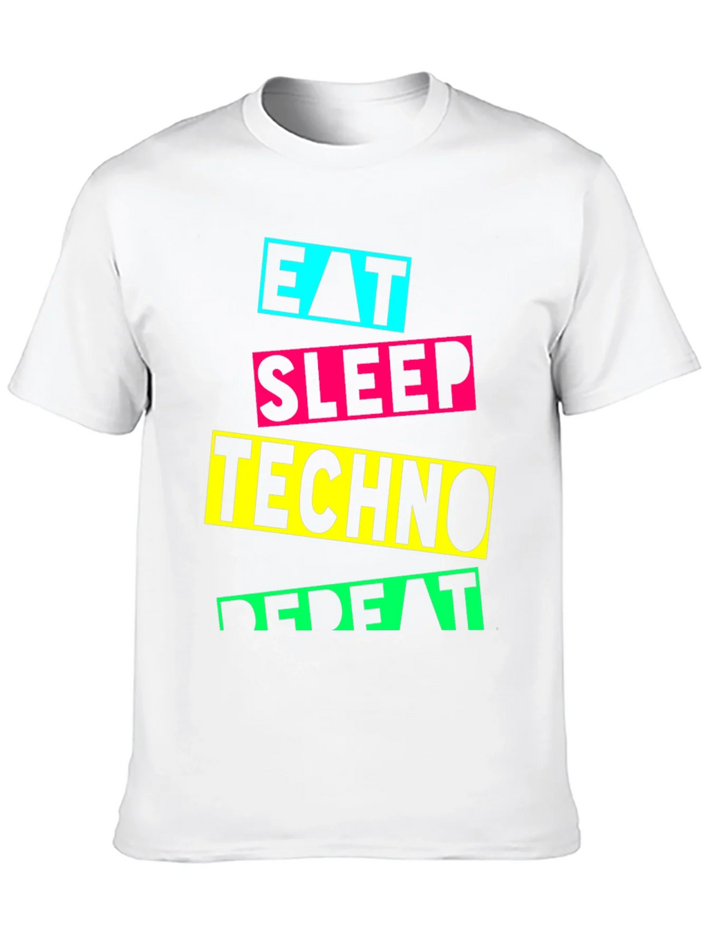 Eat Sleep Techno Repeat Graphic T-Shirt product image 9