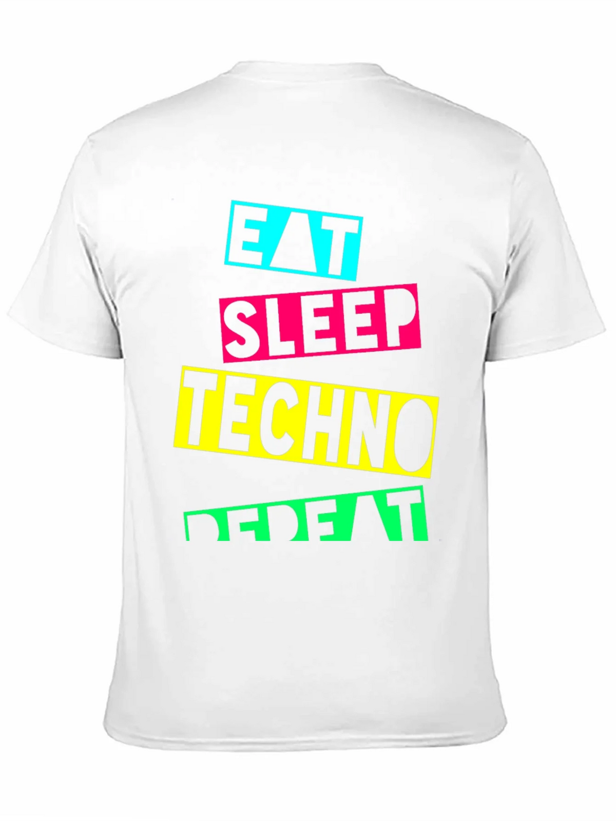 Eat Sleep Techno Repeat Graphic T-Shirt product image 10