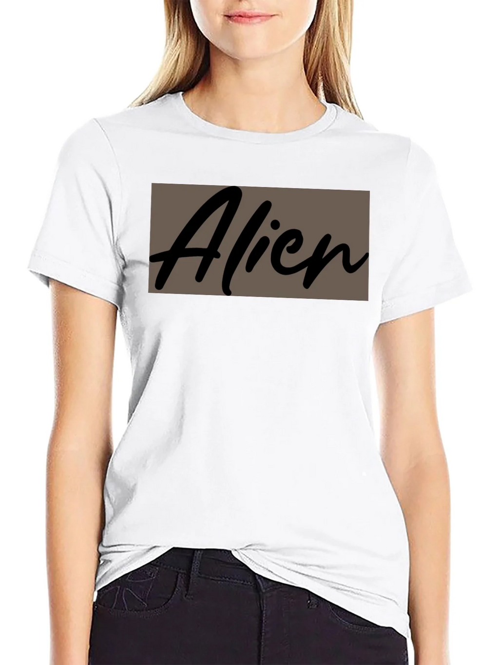 Alien Graphic Print Crew Neck T-Shirt product image 6