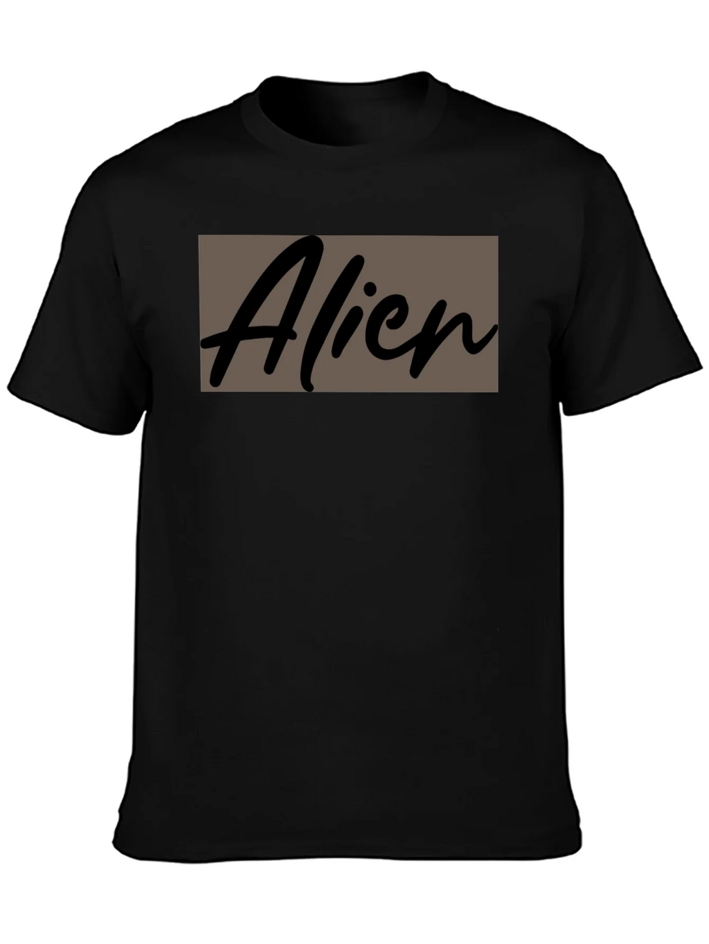 Alien Graphic Print Crew Neck T-Shirt product image 1