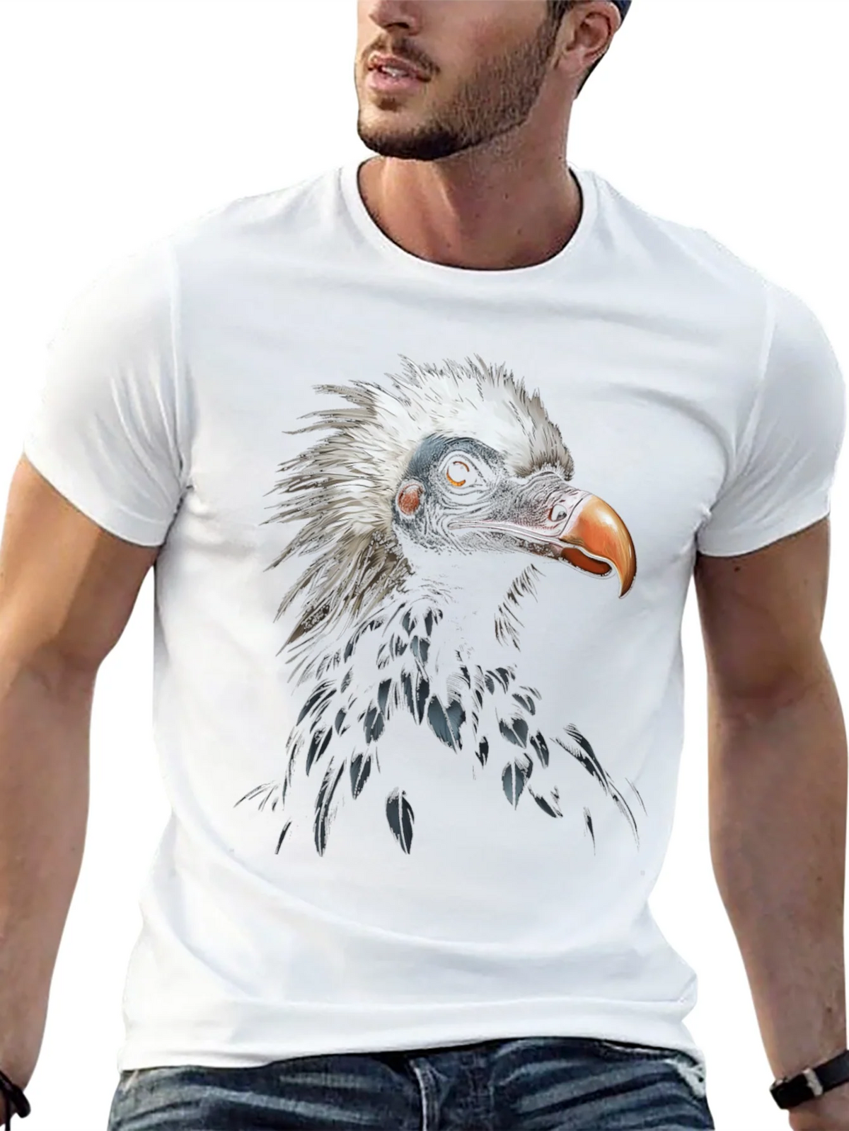 Vulture Graphic T-Shirt - Unique Animal Design product image 12