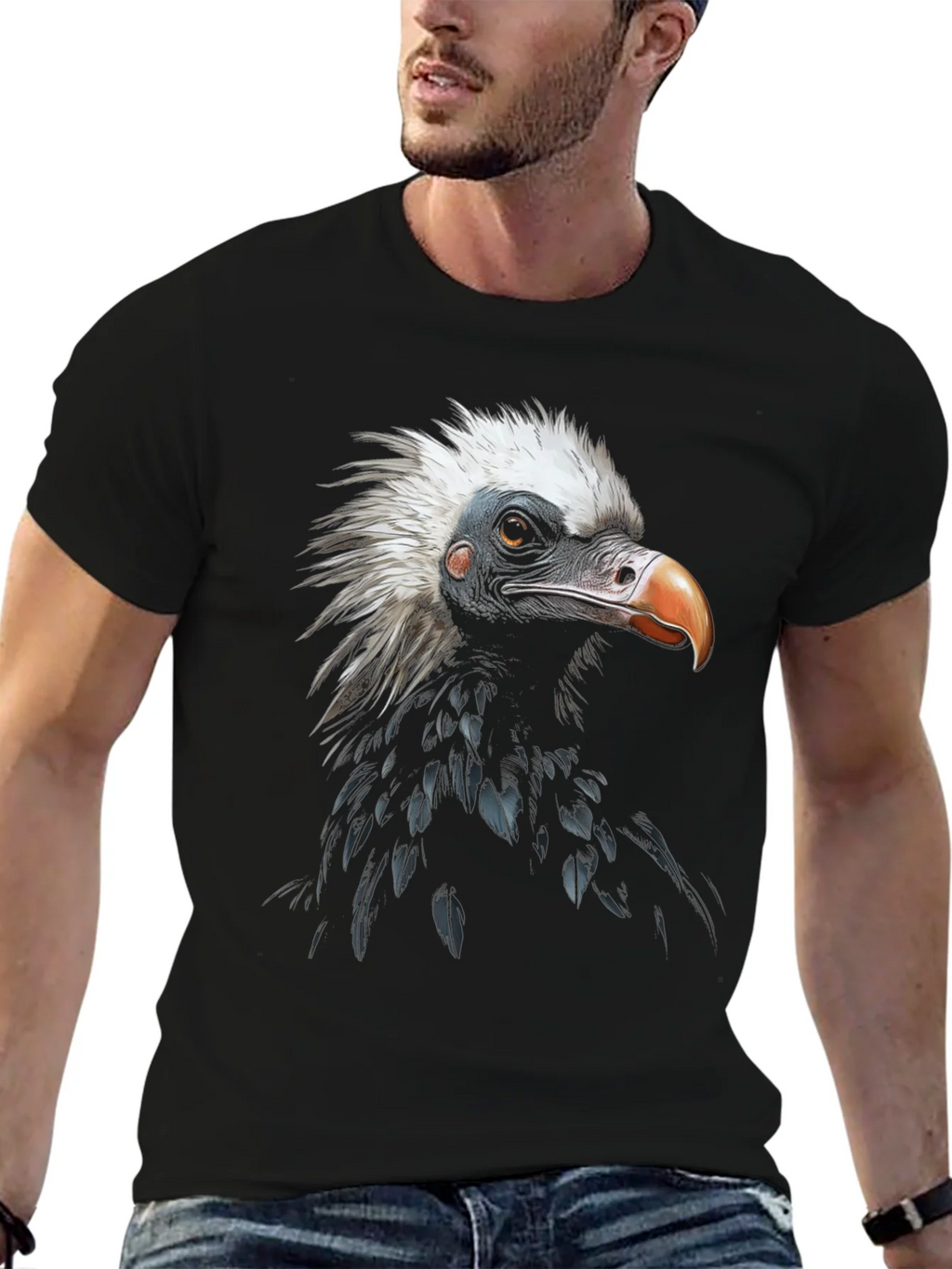 Vulture Graphic T-Shirt - Unique Animal Design product image 6