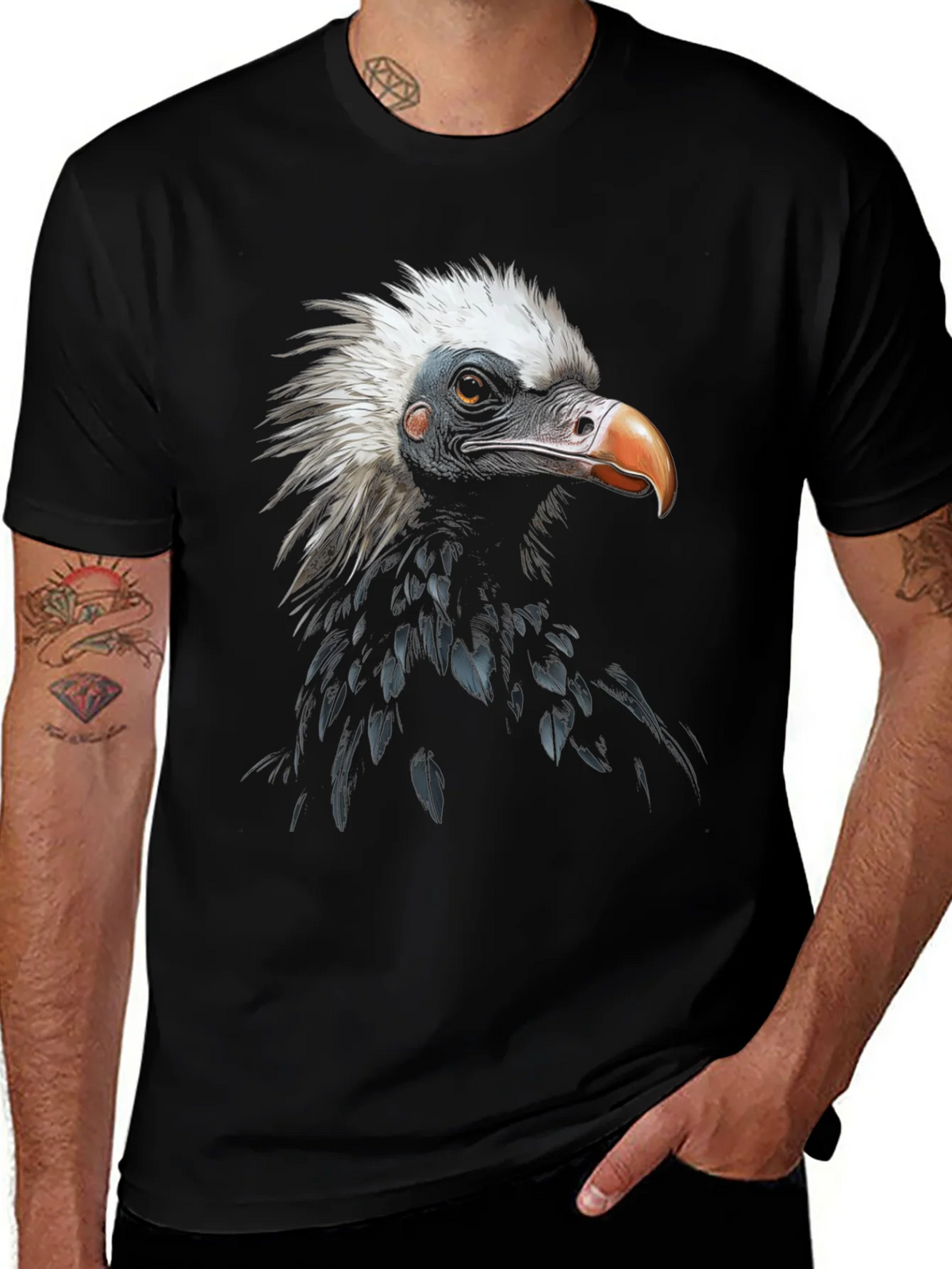 Vulture Graphic T-Shirt - Unique Animal Design product image 1