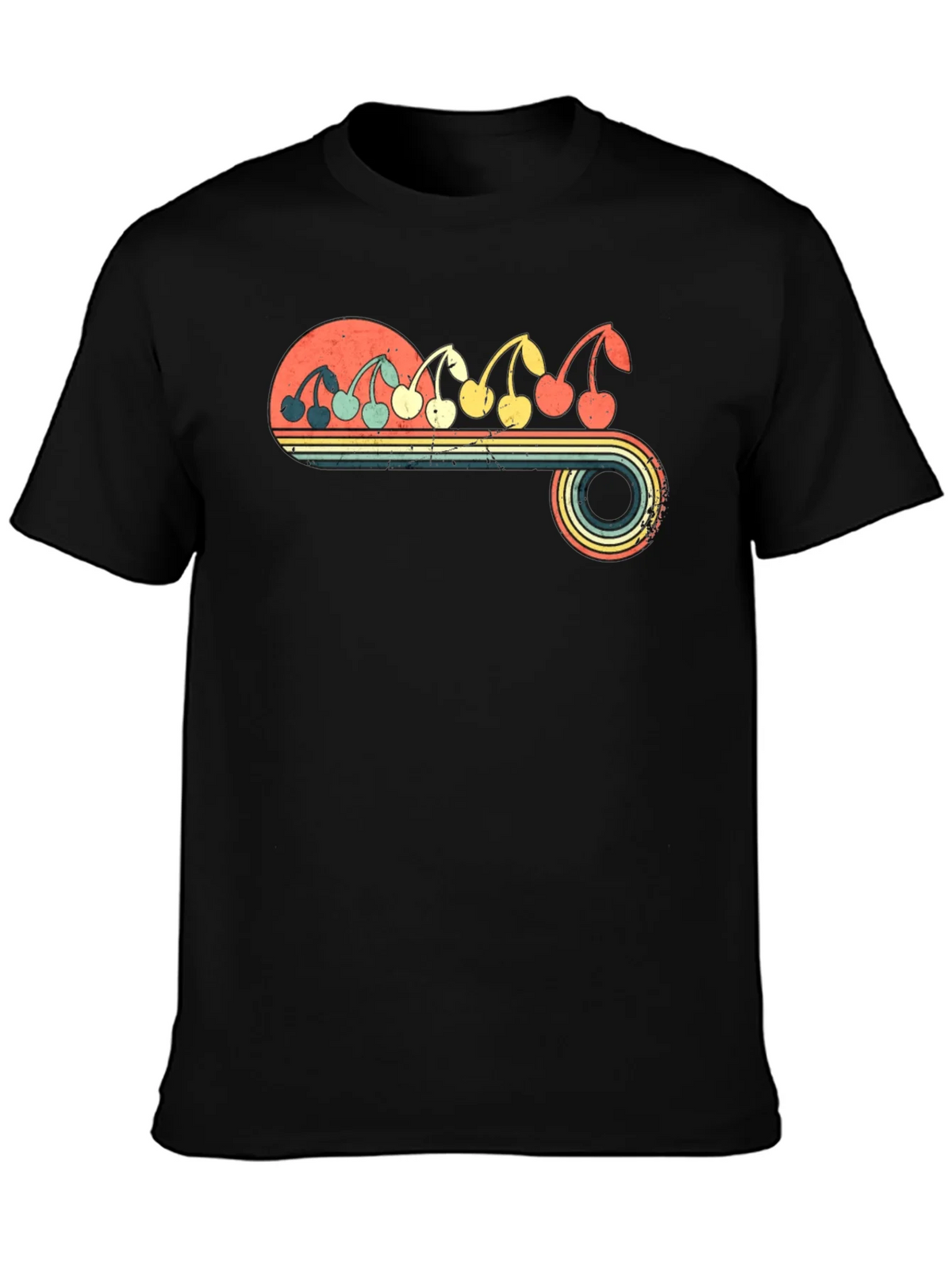 Retro Cherry Graphic T-Shirt product image 3