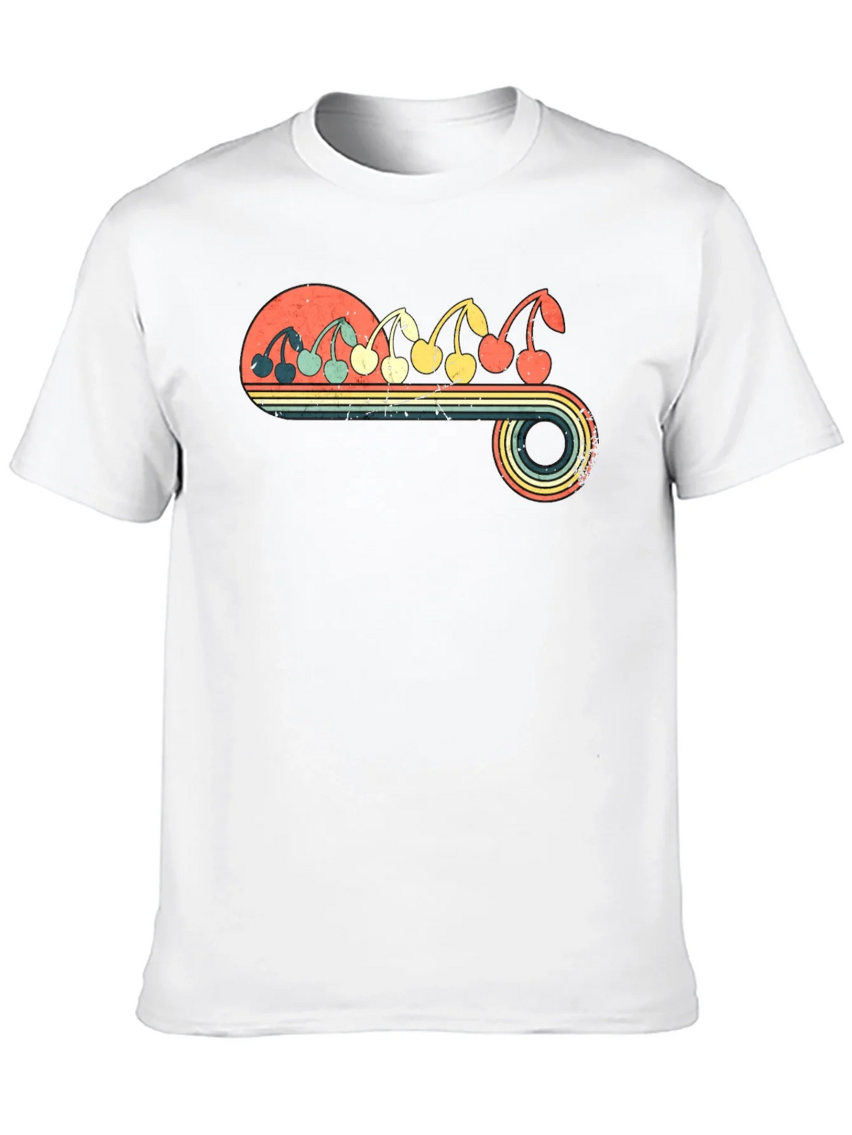 Retro Cherry Graphic T-Shirt product image 7