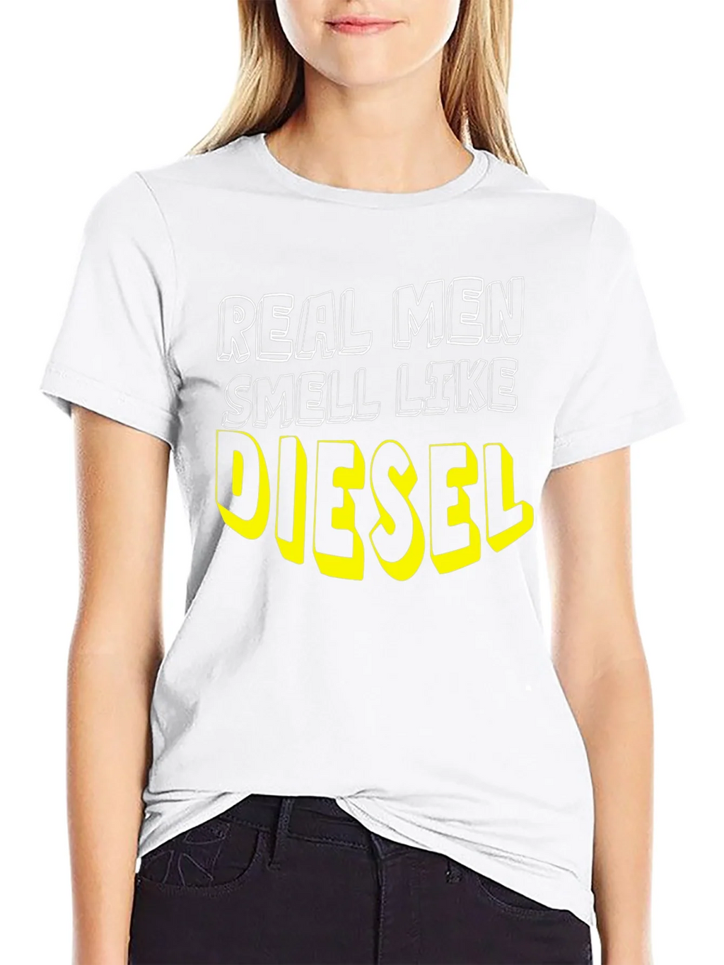 Real Men Smell Like Diesel Black T-Shirt product image 8