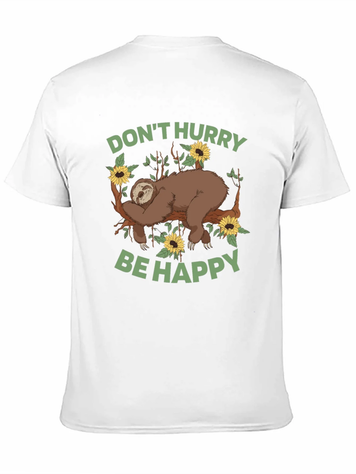 Sloth Graphic Tee - Dont Hurry Be Happy product image 10