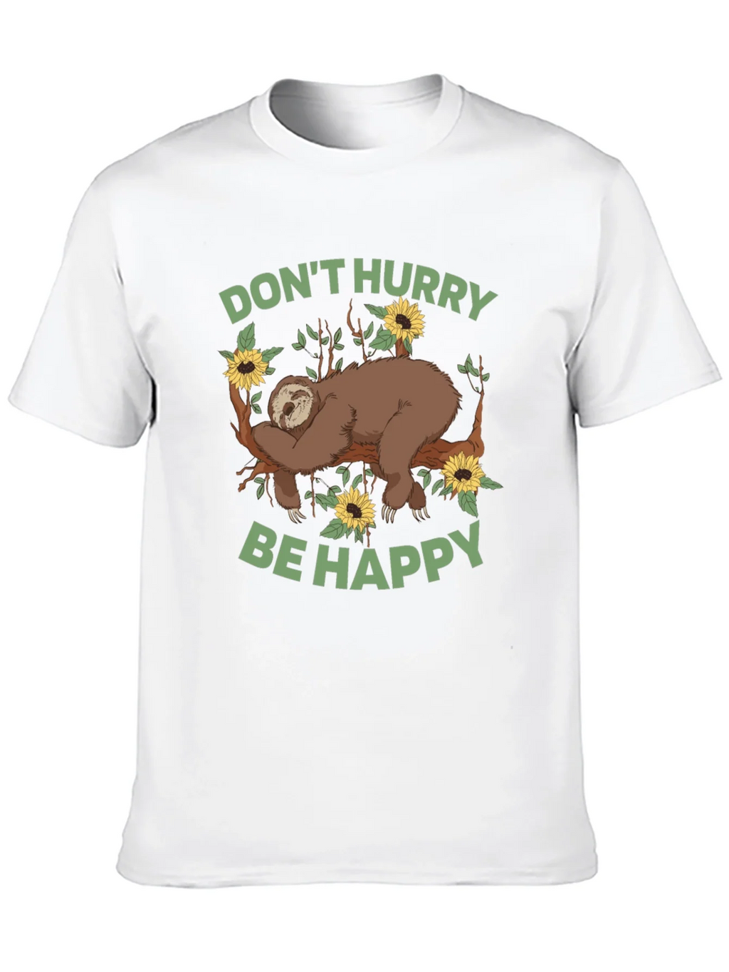 Sloth Graphic Tee - Dont Hurry Be Happy product image 9