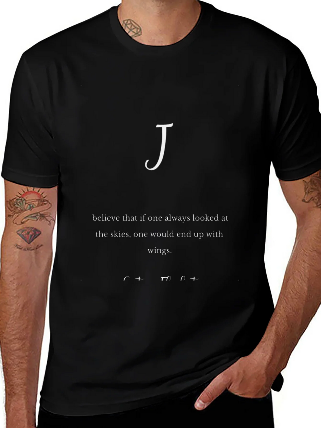 Inspirational Wings Graphic T-Shirt product image 1