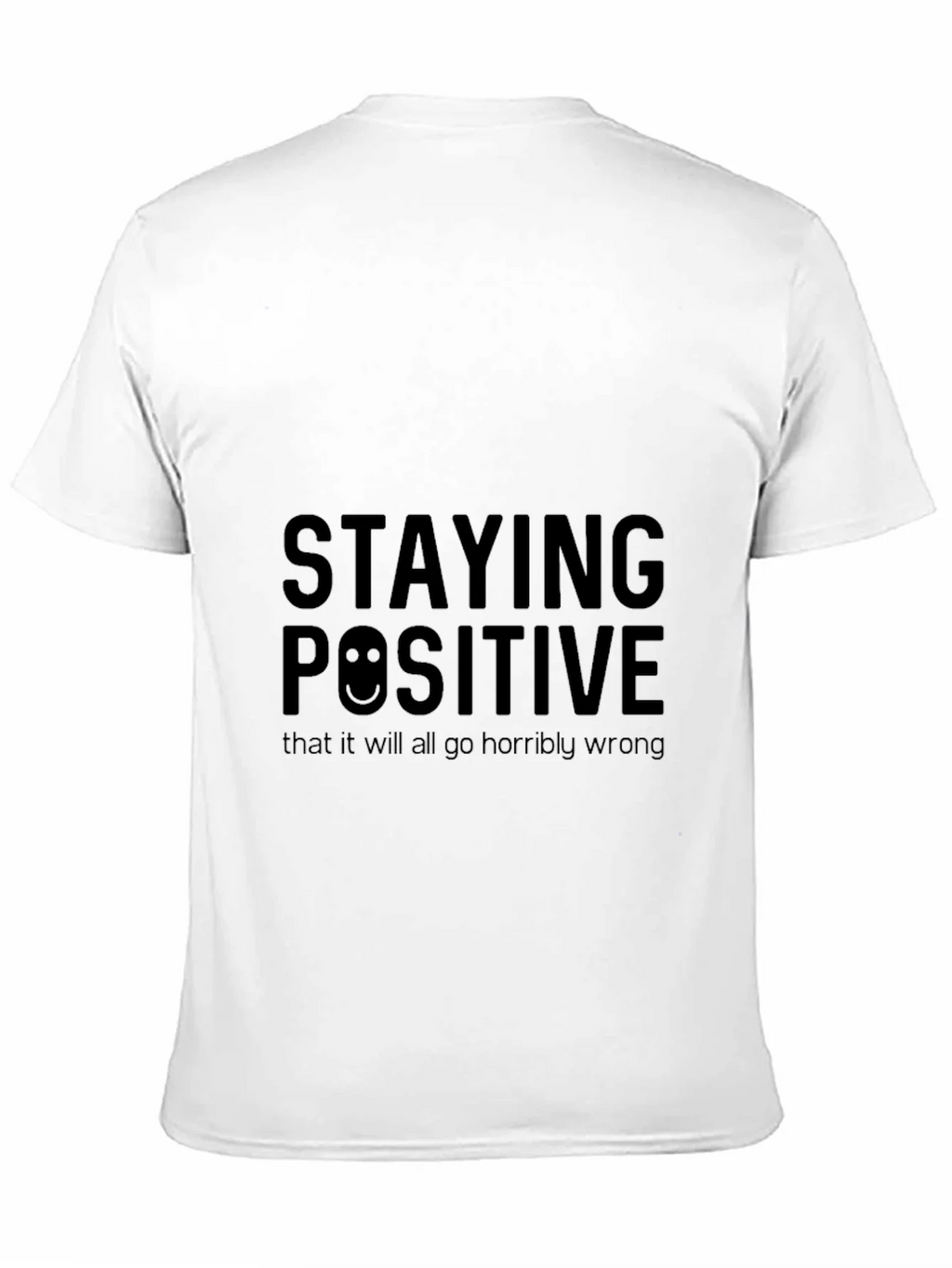 Staying Positive Graphic Black T-Shirt product image 10