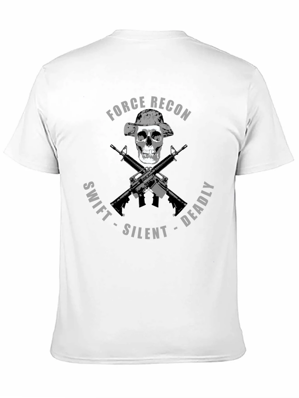 Force Recon Skull T-Shirt: Swift Silent Deadly Tee