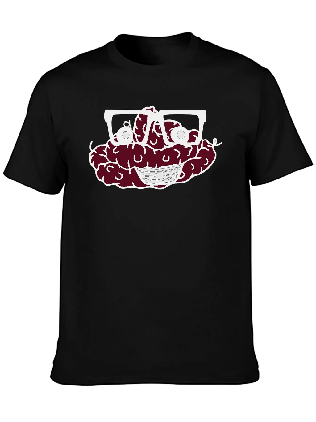 Brain with Glasses Graphic Tee - Unisex T-Shirt product image 3