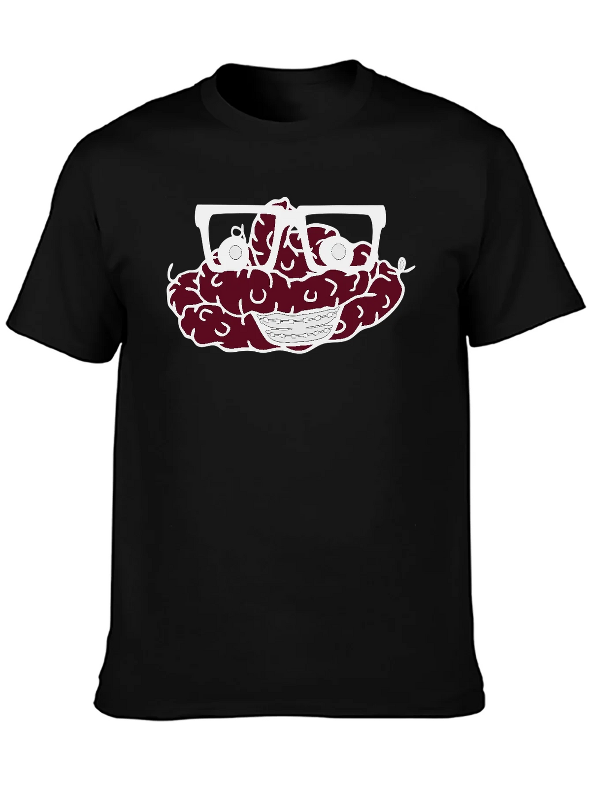 Brain with Glasses Graphic Tee - Unisex T-Shirt product image 3