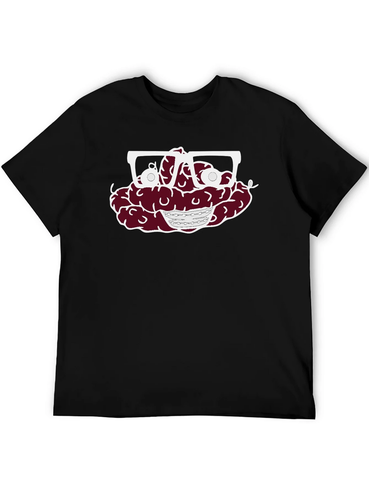 Brain with Glasses Graphic Tee - Unisex T-Shirt product image 5