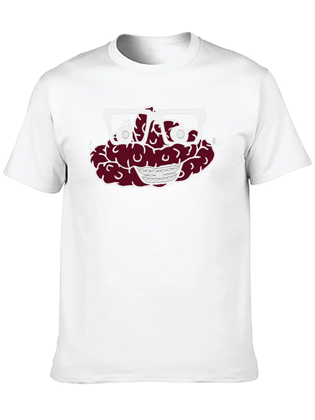 Brain with Glasses Graphic Tee - Unisex T-Shirt product image 9
