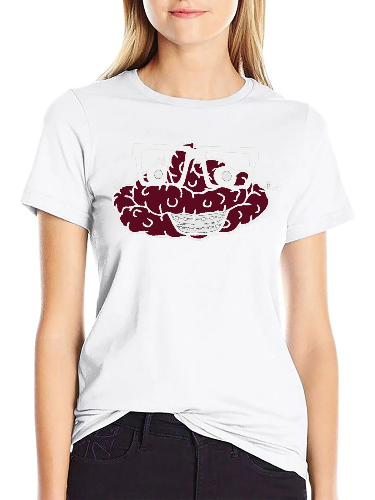 Brain with Glasses Graphic Tee - Unisex T-Shirt product image 8