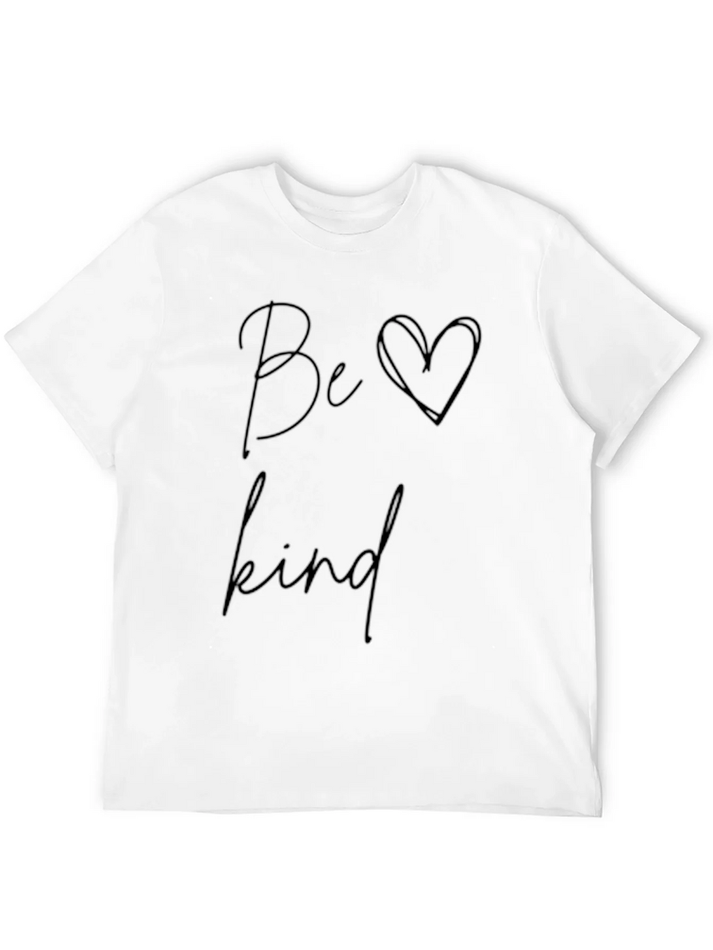 Be Kind T-Shirt - Soft Black Cotton Blend Casual Tee product image 11