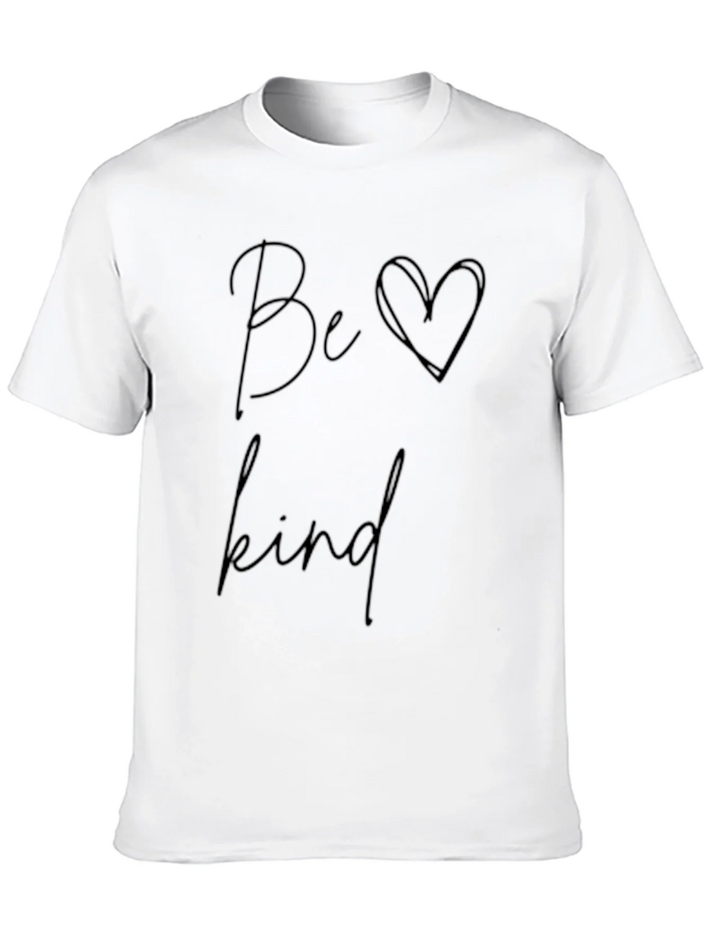 Be Kind T-Shirt - Soft Black Cotton Blend Casual Tee product image 9