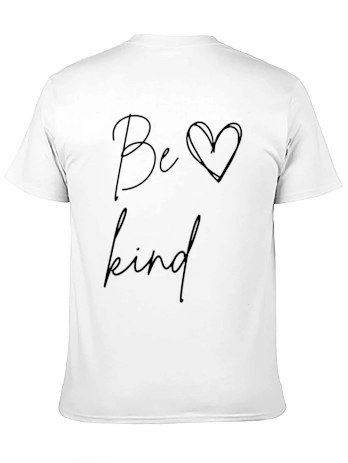 Be Kind T-Shirt - Soft Black Cotton Blend Casual Tee product image 10