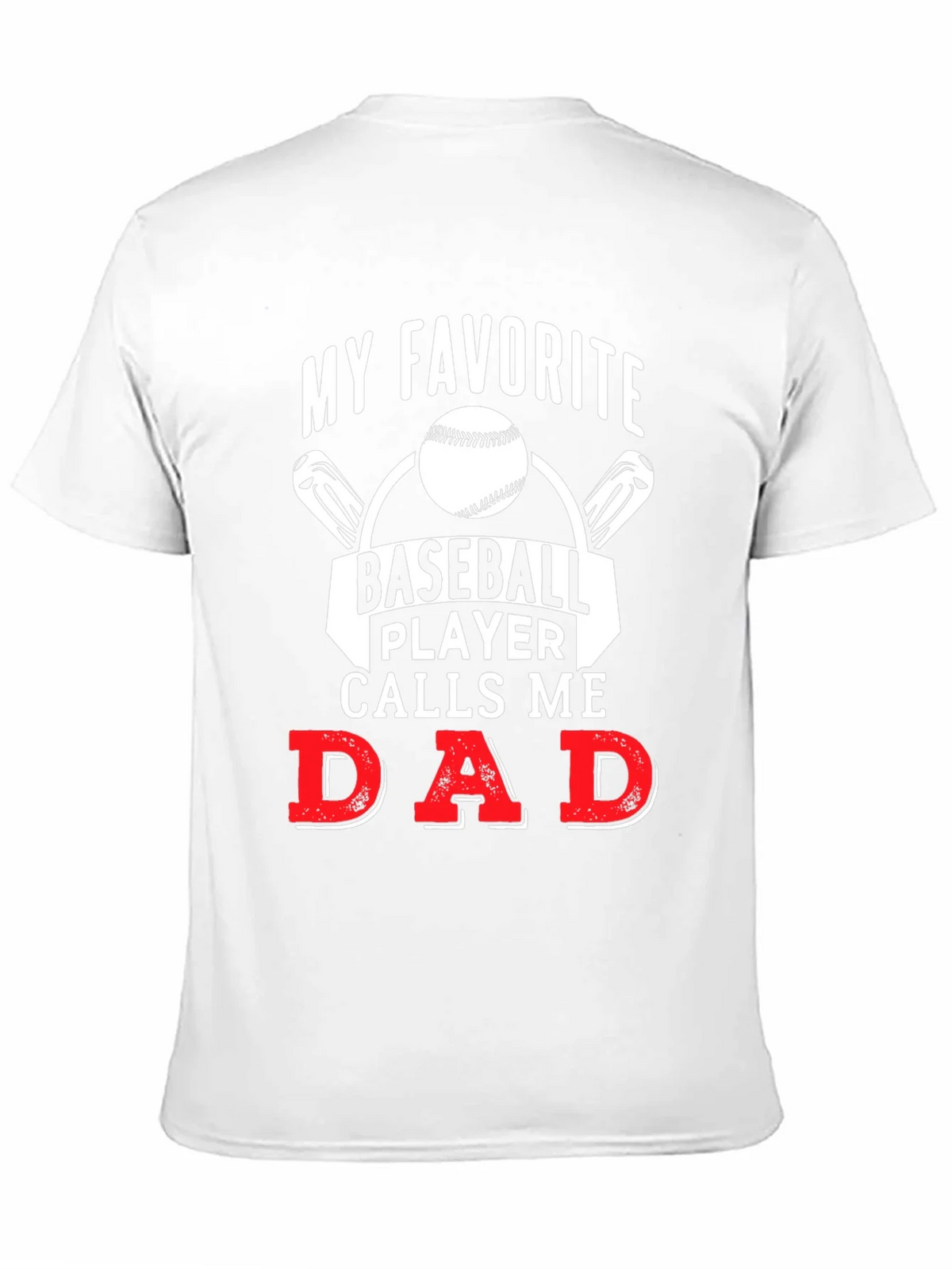 My Favorite Baseball Player Calls Me Dad T-Shirt product image 10