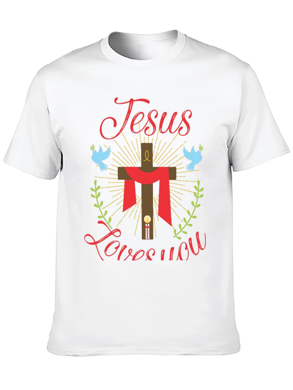 Jesus Loves You Graphic Tee - Religious T-Shirt product image 9
