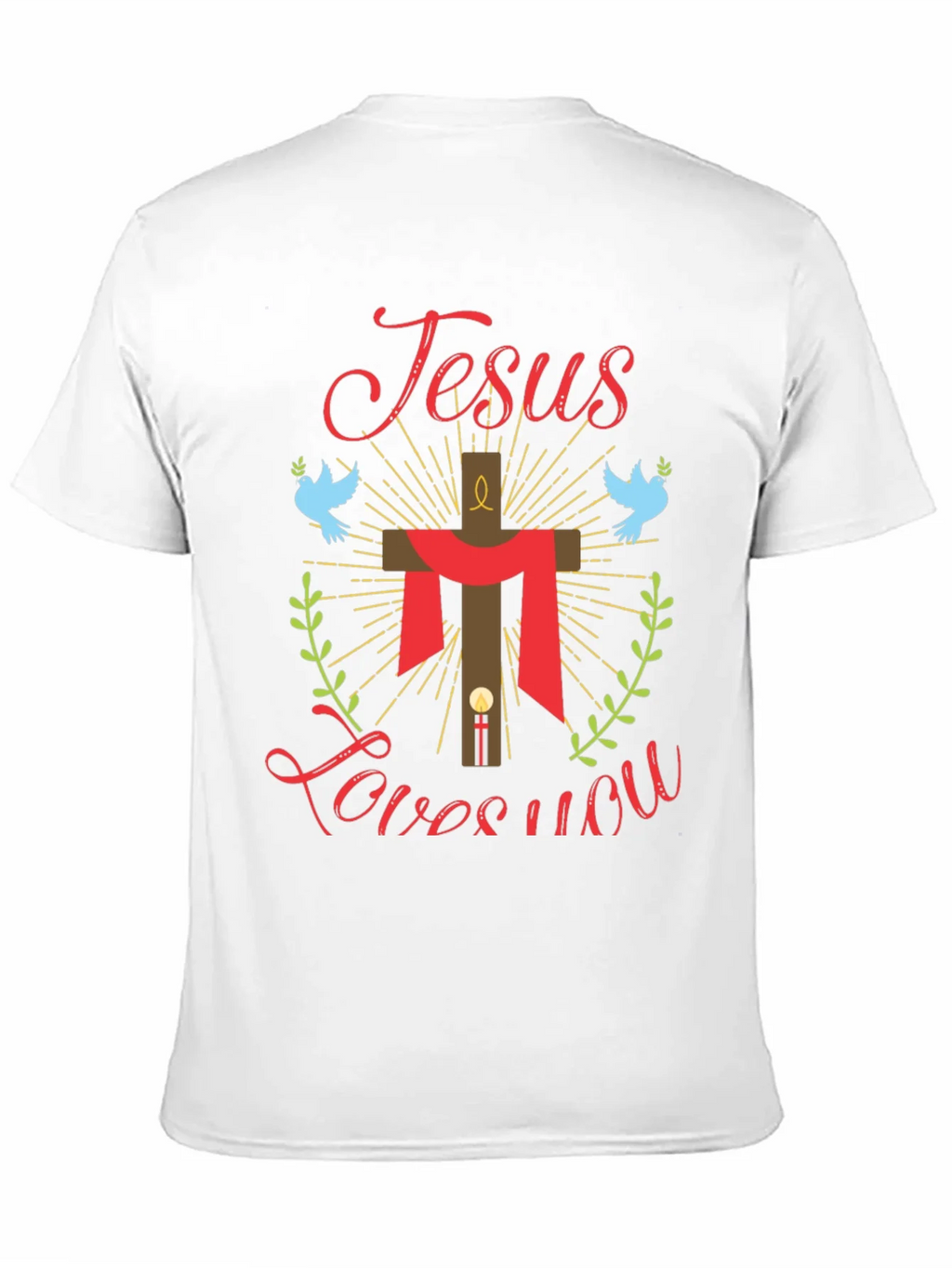 Jesus Loves You Graphic Tee - Religious T-Shirt product image 10