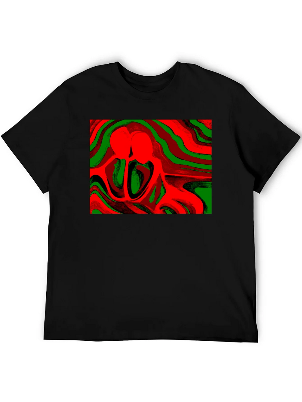 Abstract Lovers Graphic Tee - Stylish Comfort product image 5